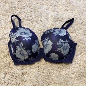 Victoria Secret Dream Angels Floral Lace Lined Demi Bra
